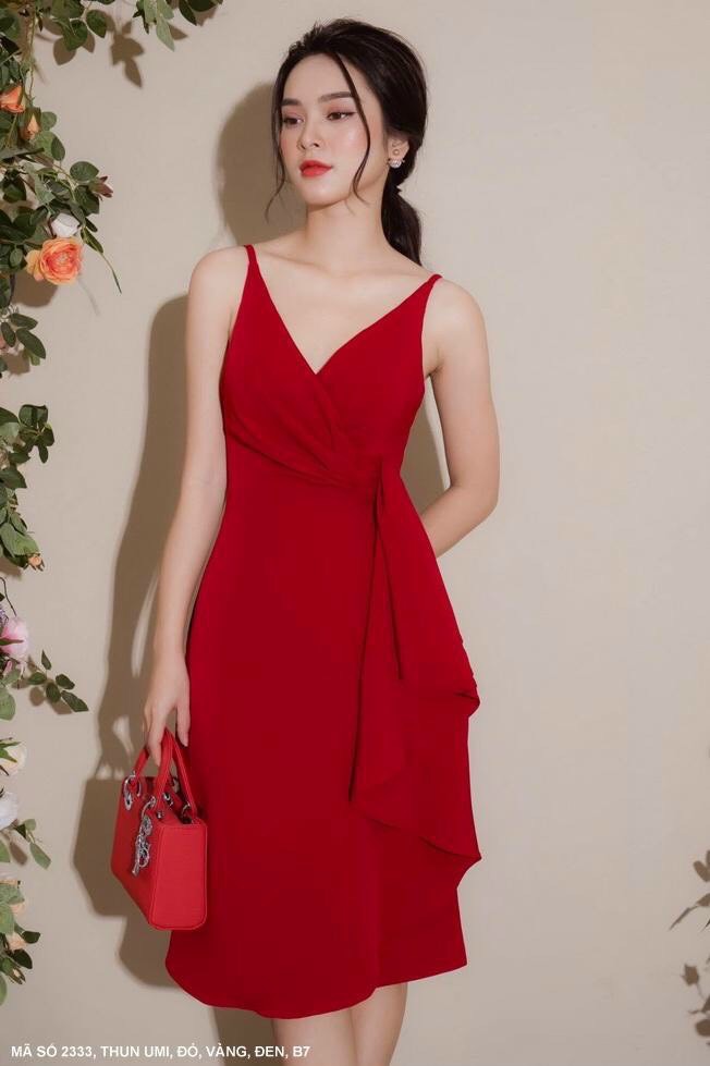 Đầm Hai Dây Cổ Tim - DN2333
